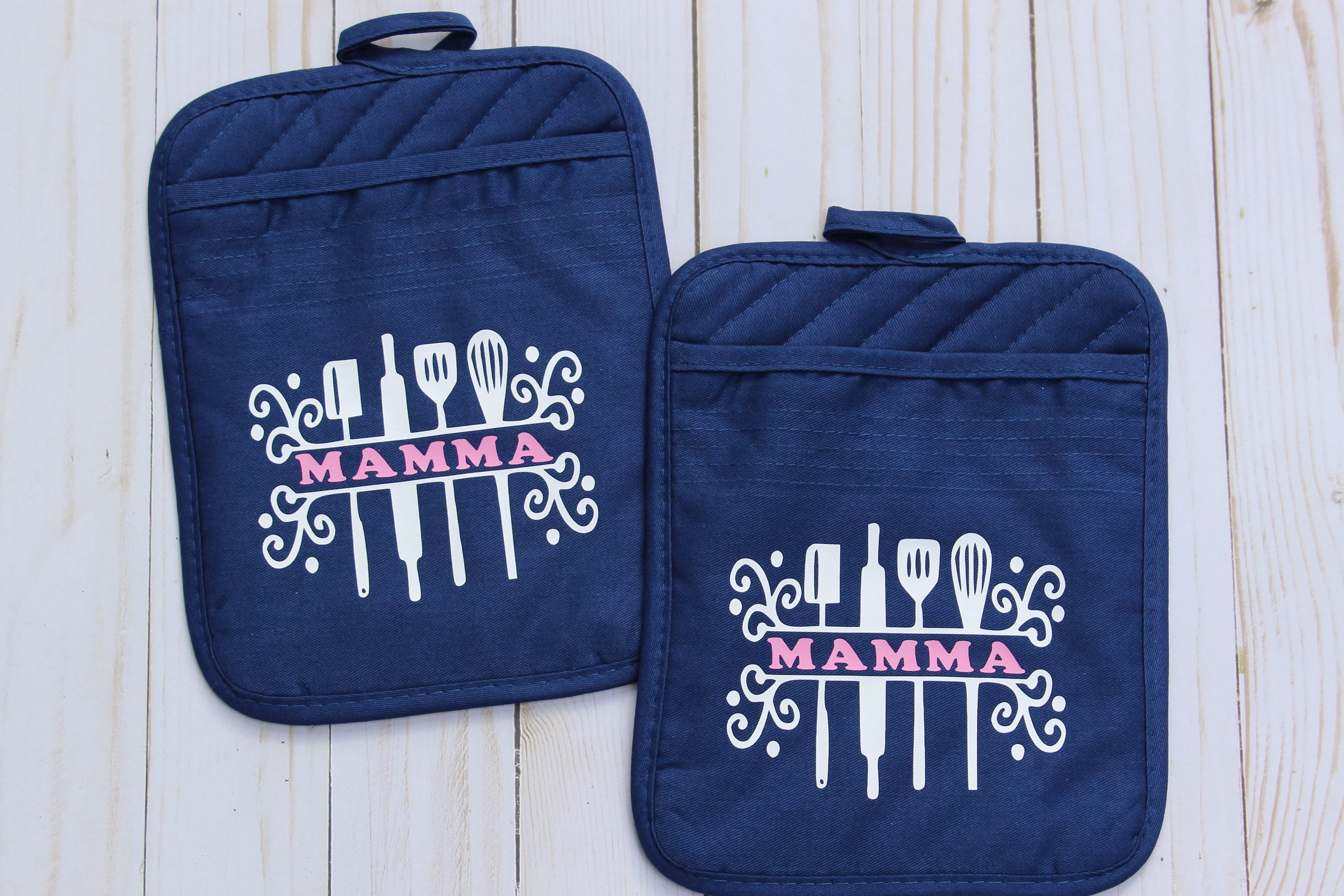 Stampa su presine per cucina con la serigrafia