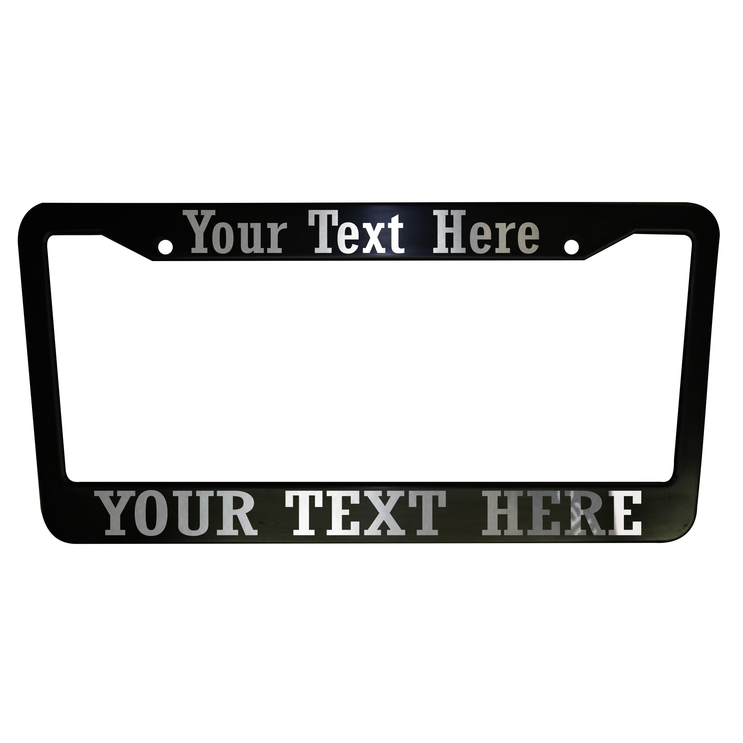 Stampa su portatarghe: accessori auto personalizzati in serigrafia