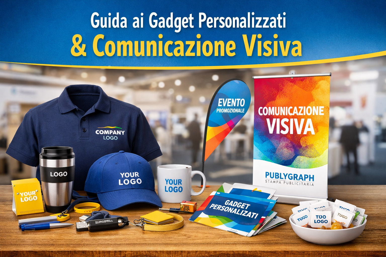 Guida ai gadget personalizzati e alla comunicazione visiva per aziende
